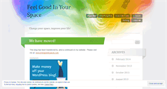Desktop Screenshot of feelgoodinyourspace.com